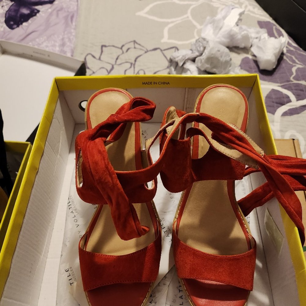 Very Volatile Red shoes